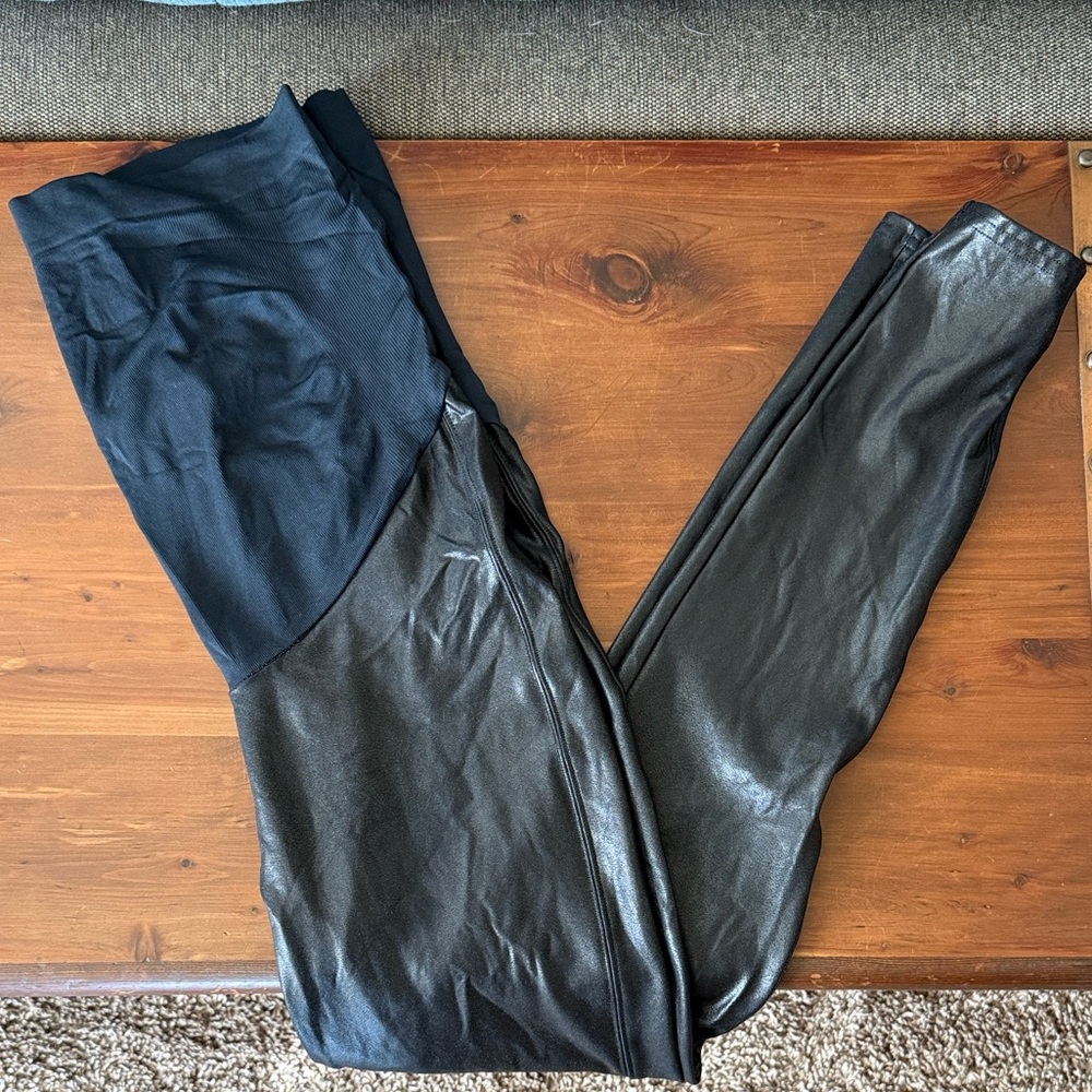 SPANX Black Maternity Leggings